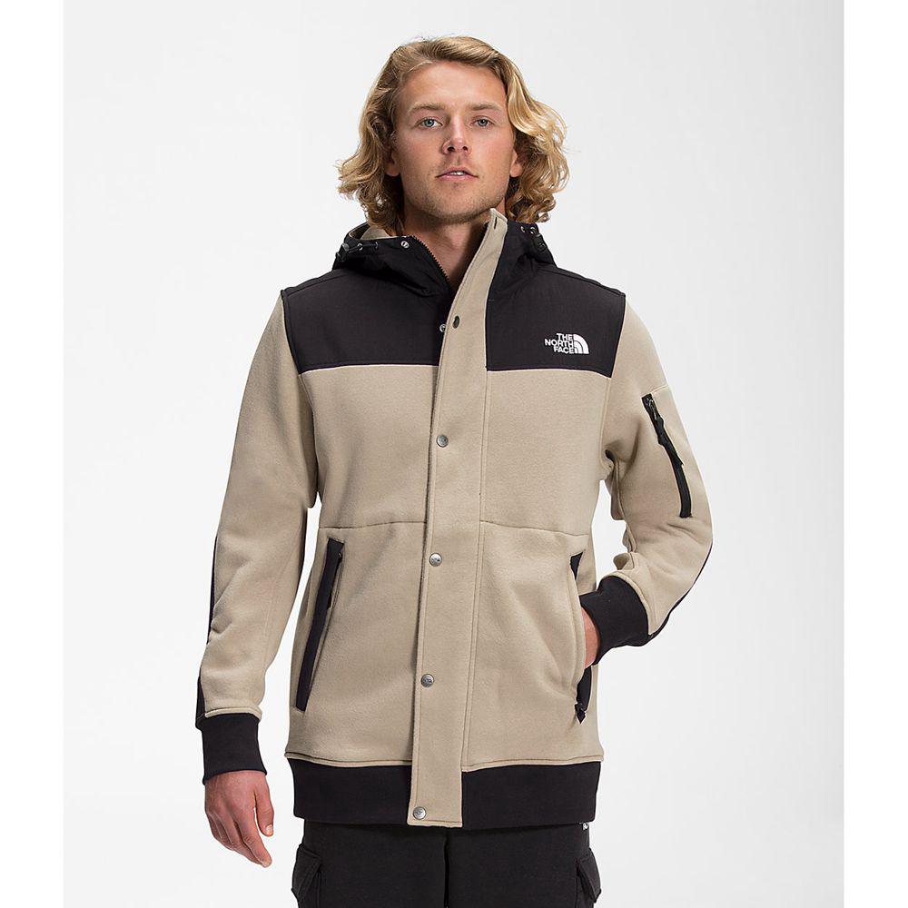 The North Face Highrail Ανδρικα Μπουφάν Fleece - Χακί / Μαυρα (TXFV10379)